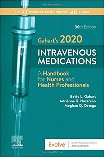 Gaharts 2020 Intravenous Medications  A Handbook for Nurses and Health Professionals - پرستاری